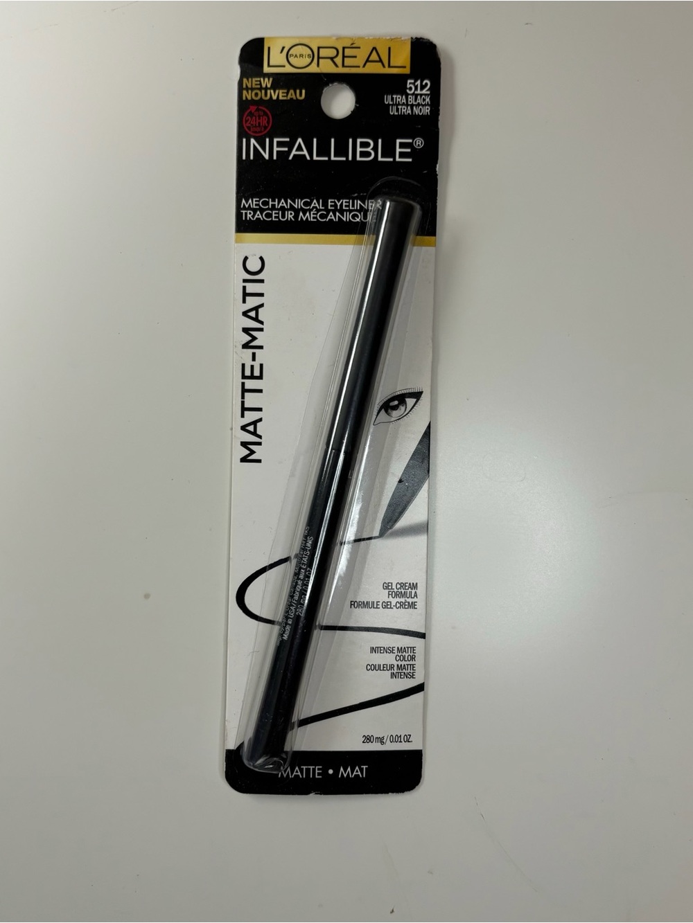 L'Oreal Infallible Matte-Matic Mechanical Eyeliner - Ultra Black (512)